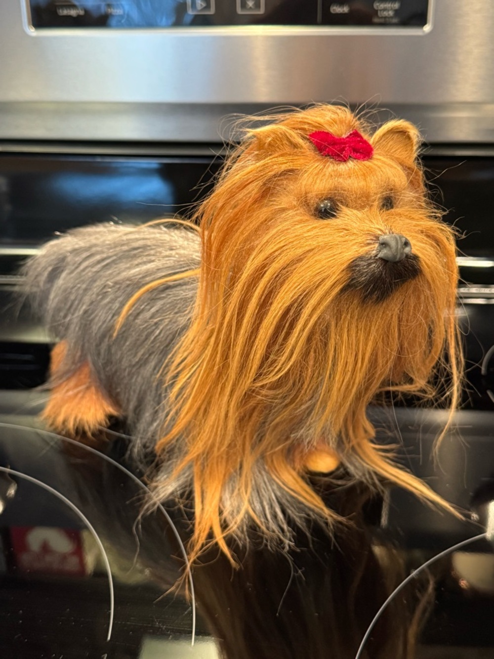 AMAZING Realistic Life Like Yorkie Dog Silky Realistic Hair Yorkshire Terrier